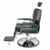 Кресло клиента Samson Barber-Shop на гидравлическом подъемнике чёрная 